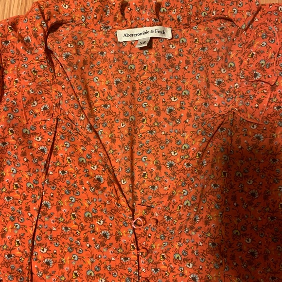 Abercrombie and Fitch Peplum Tassel Blouse - Picture 4 of 4